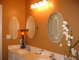 bathroom paint colors and techniques bathroom paint 267x201 Bathroom Paint Colors Coyle Rd Smaller Bathroom Paint